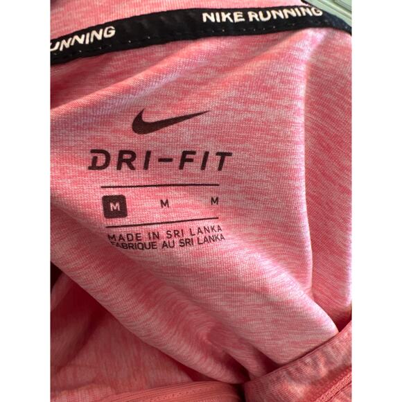 Nike Running size medium pink 1/4 zip top - Picture 2 of 2